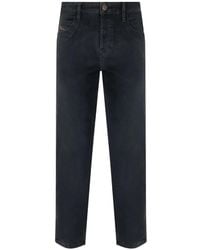 DIESEL - Straight-Cut Trousers - Lyst