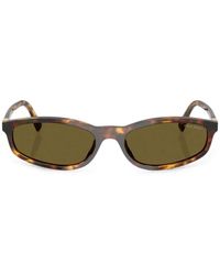 Miu Miu - Regard Tortoiseshell-Effect Sunglasses - Lyst