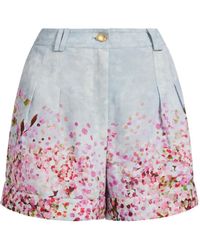 Aje. - Fragments Shorts Met Bloemenprint - Lyst
