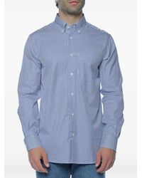 Emporio Armani - Vertical-Stripe Button-Down Shirt - Lyst