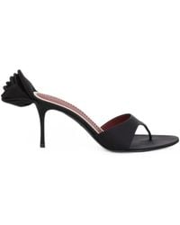 Magda Butrym - Floral-Detail Thong Sandals - Lyst