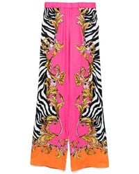 Versace Jeans Couture - Barocco-Outline Trousers - Lyst