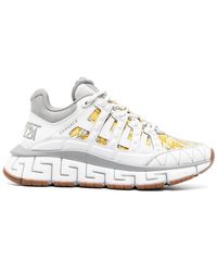 Versace - Trigreca Chunky Low-Top Sneakers - Lyst