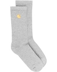 Carhartt - Embroidered-logo Ribbed Socks - Lyst