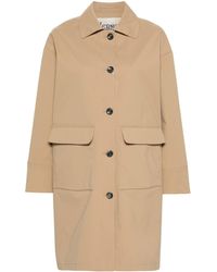 Herno - Spread-collar Single-breasted Coat - Lyst