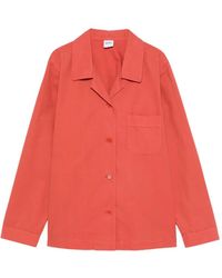 Aspesi - Blouse Met Borstzak En Knopen - Lyst