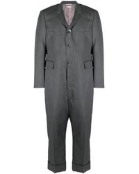 Thom Browne Overall im Tailoring-Look - Grau