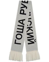 Gosha Rubchinskiy - Sjaal Met Logo - Lyst