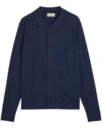 John Smedley - Floyd Buttoned Cardigan - Lyst