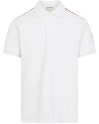 Moncler - Gestreept Poloshirt - Lyst