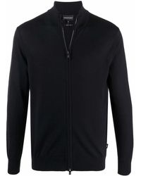 Emporio Armani - Wool Cardigan - Lyst