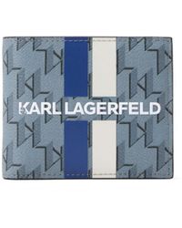 Karl Lagerfeld - K/monogram Bi-fold Wallet - Lyst
