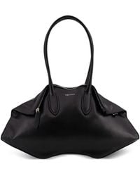 McQueen - Manta Studded Leather Shoulder Bag - Lyst