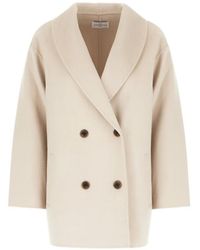 The Dynamis Studio - Double-Breasted Shawl-Lapel Jacket - Lyst