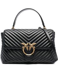 Pinko - Chevron-quilted Bag - Lyst