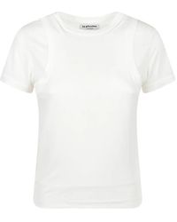 LA PISCINE - Layered-Detail T-Shirt - Lyst