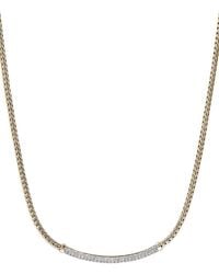 John Hardy - 14Kt Jh Essential Diamond Necklace - Lyst