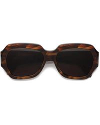 Retrosuperfuture - トータスシェル ジオメトリック サングラス - Lyst