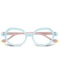 Face A Face - Phoebe 1 Geometric-Frame Glasses - Lyst