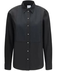 Sara Roka - Sibella Pleated-Bib Shirt - Lyst