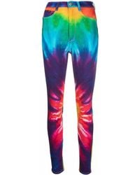 Philipp Plein - Jean Skinny À Imprimé Tie-Dye - Lyst