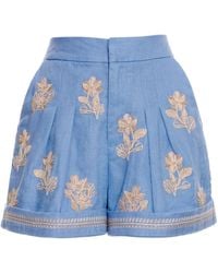 Agua Bendita - Shorts Romy Madera - Lyst