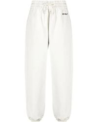 Off-White c/o Virgil Abloh - Logo-Embroidered Track Pants - Lyst
