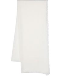 Faliero Sarti - Knitted Frayed-edge Scarf - Lyst
