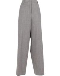 Fabiana Filippi - Wide-Leg Ankle-Length Trousers - Lyst