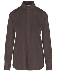 HER SHIRT HER DRESS - Long-Sleeve Button-Down Shirt - Lyst