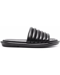 Marsèll - Ribbed Leather Slides - Lyst