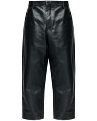Jil Sander - Leather Pack-Pocket Trousers - Lyst