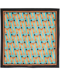 Gucci - All-over Graphic-print Foulard - Lyst