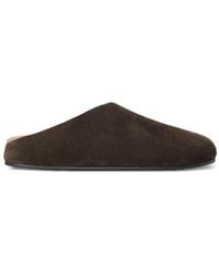 The Row - Hudson Leather Mules - Lyst