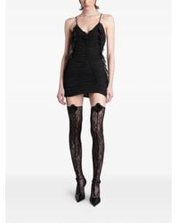 David Koma - Ruffled Ruched-Detail Dress - Lyst