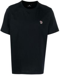 PS by Paul Smith - Zebra Logo-patch T-shirt - Lyst