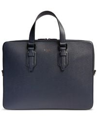 Lancel - Leren Laptoptas Met Gespdetail - Lyst