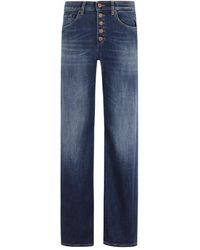Dondup - Jeans Con Design A Cinque Tasche - Lyst