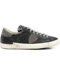 Philippe Model - Baskets Prsx En Cuir À Patch Logo - Lyst