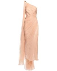 Maria Lucia Hohan - Florencia Plissé One-Shoulder Gown - Lyst
