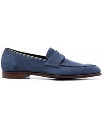 Crockett & Jones - Mocassins En Daim - Lyst