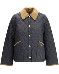 Barbour - Icons Cropped Liddesdale Quilted Jacket - Lyst
