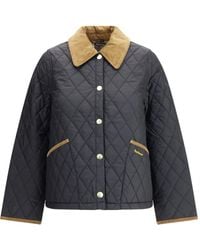 Barbour - Gepolsterte Icons Jacke Mit Tartan-Futter - Lyst