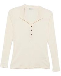 Marc O' Polo - Ribbed-Knit Long-Sleeve Polo Shirt - Lyst