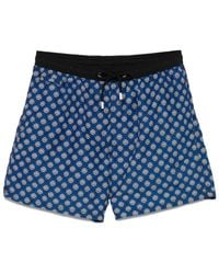 Mc2 Saint Barth - Zwembroek Met Inter-Print - Lyst