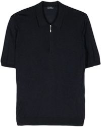 Barba Napoli - Fine-knit Silk Polo Shirt - Lyst