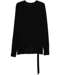Rick Owens - Cotton Crew-Neck Long-Sleeves T-Shirt - Lyst
