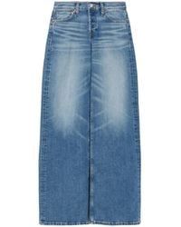 RE/DONE - Mid-Rise Wide-Leg Jeans - Lyst