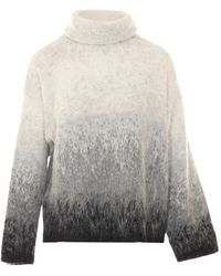 Liu Jo - Ombré High-Neck Sweater - Lyst