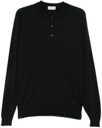 John Smedley - Belpert Long-Sleeve Polo Sweater - Lyst